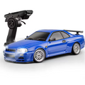 Carro de Controle Remoto R34 - Tração Traseira - Drift Car com Giroscópio