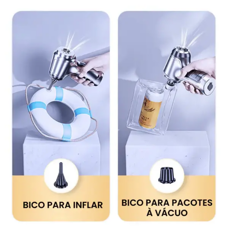 Aspirador de Pó e Soprador Portátil 4 em 1 - Master Cleaner®